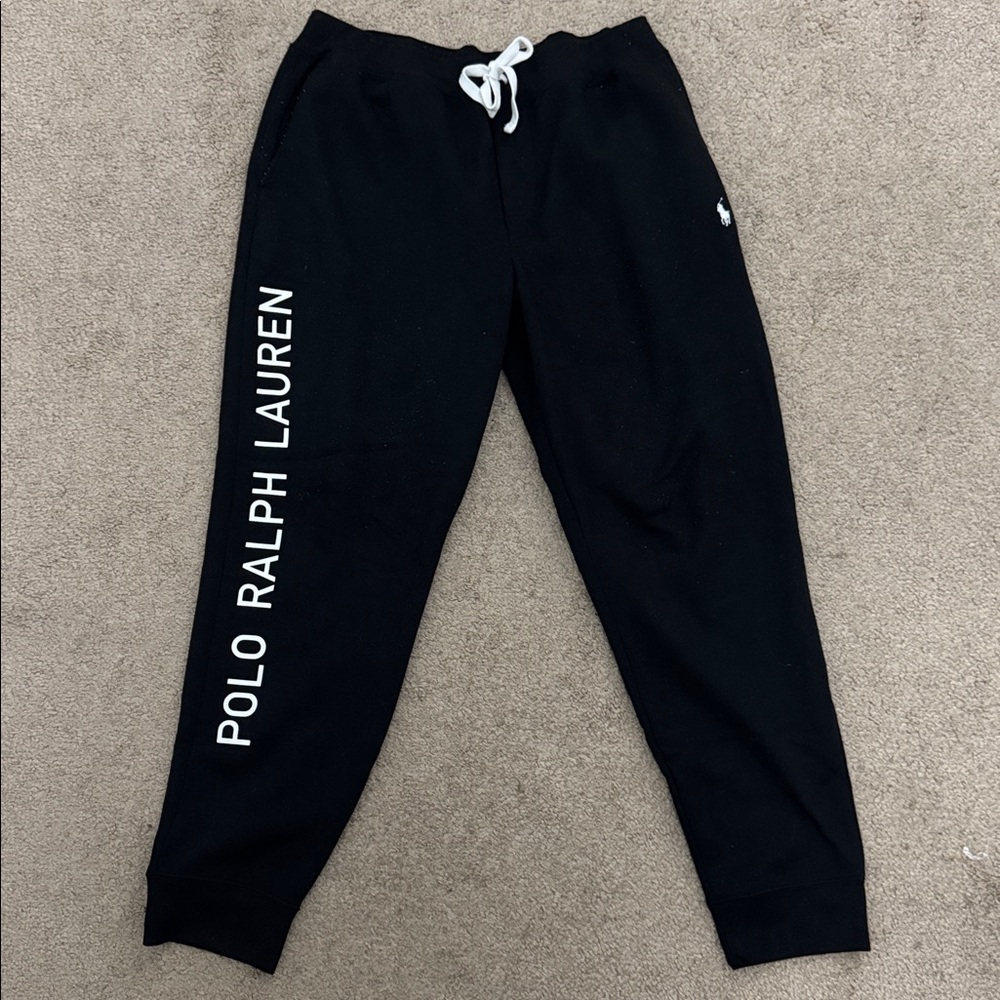 Ralph Lauren Black Polo Sweatpants